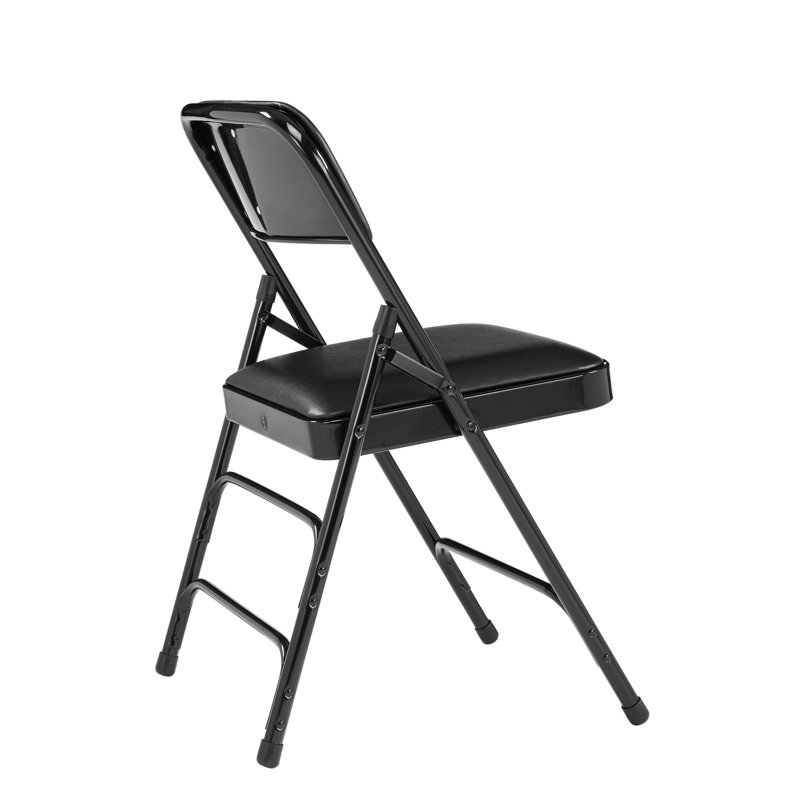 National Public Seating Padded Folding Chairs Vinyl Padded Folding